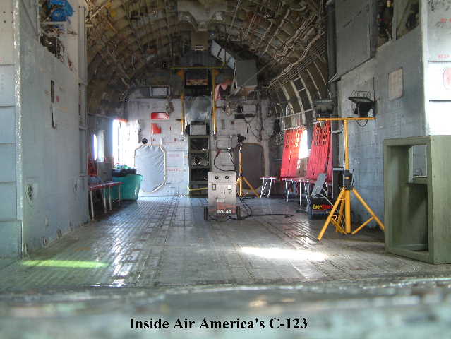 Inside Air America's C-123